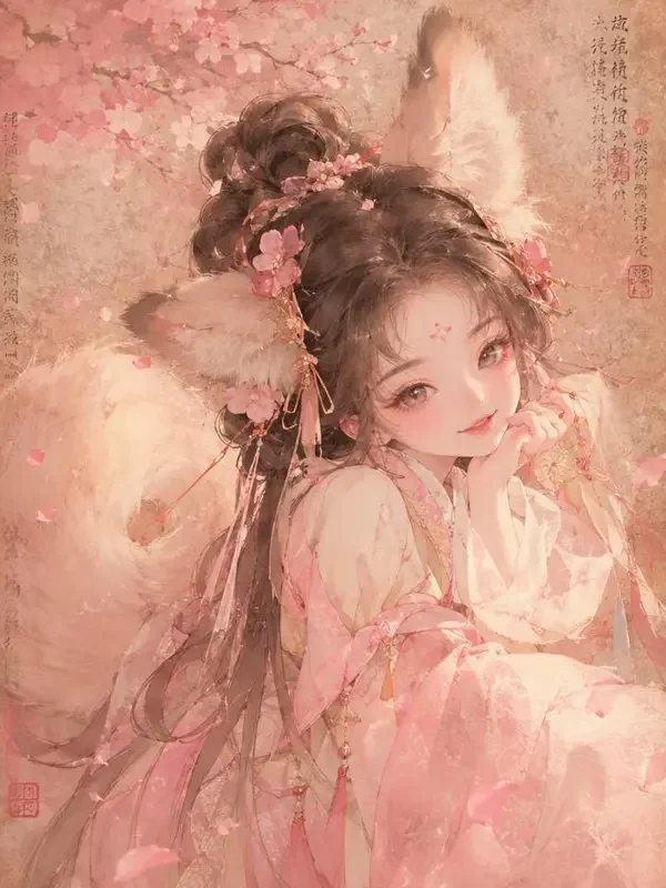 黄豆视频《狐仙夫人的快递站》封面，穿越重生题材，44集