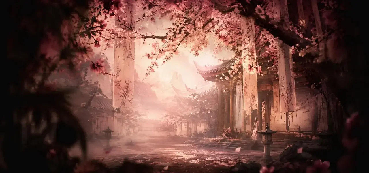 今日优选《樱花落尽时，与你成婚》横版剧照，甜宠题材