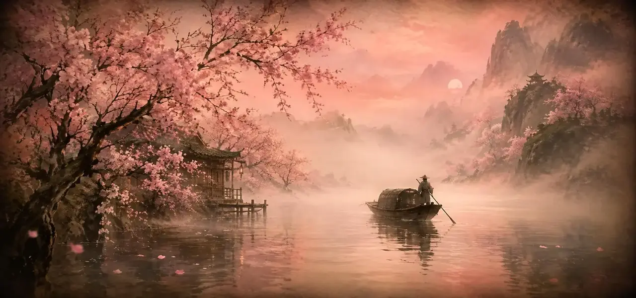 今日优选《桃花渡口再嫁你》横版剧照，穿越重生题材