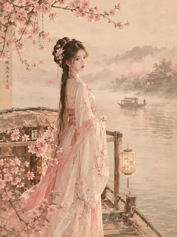 黄豆视频《锦衣与春绸》封面，古装题材，68集